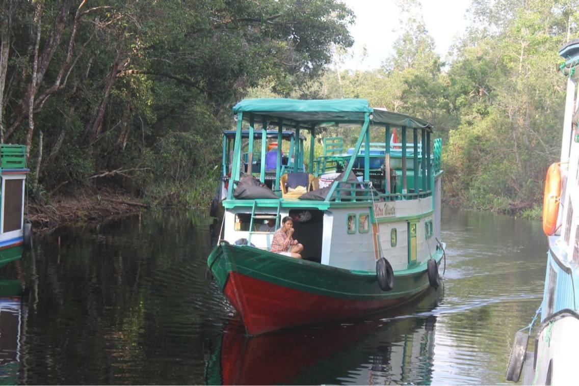 Orangutan Shaka Houseboat With Cabin Pangkalan Bun Ngoại thất bức ảnh